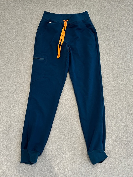 Figs Pants - Figs Scrub Jogger in Blue